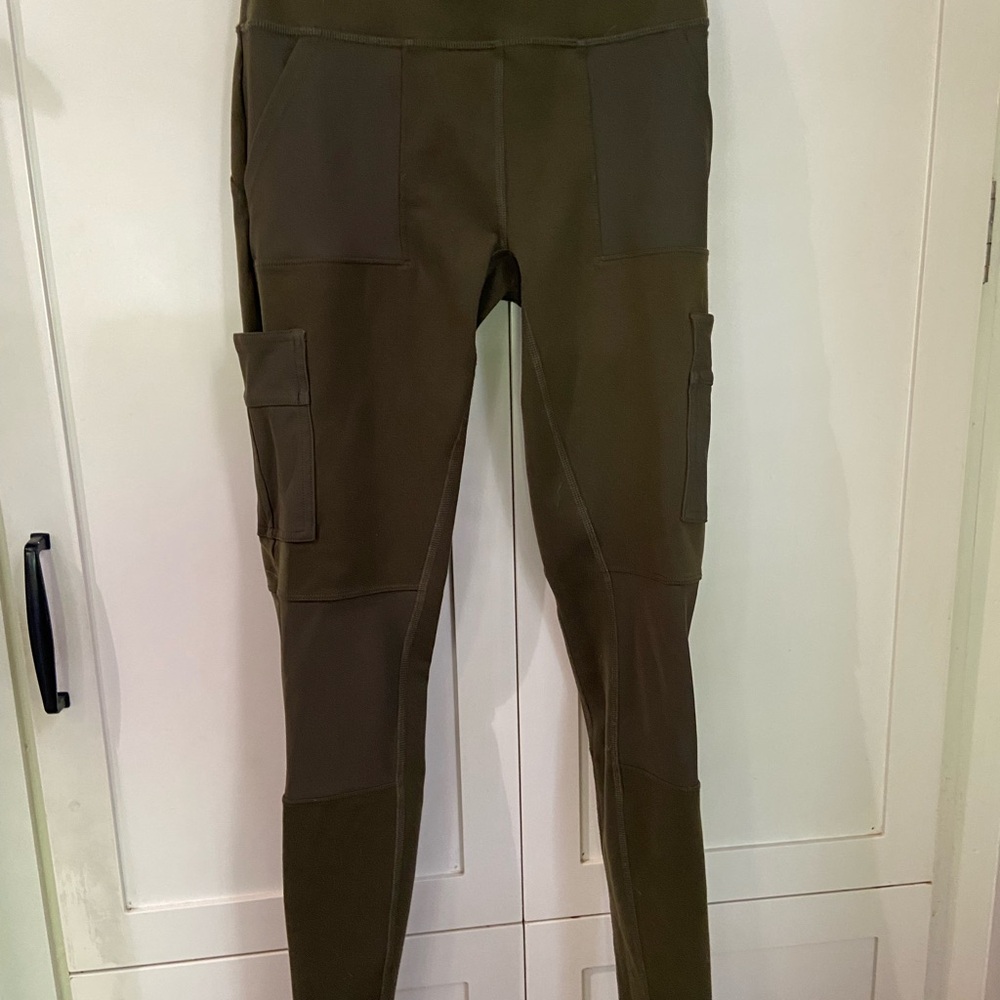 ALO Yoga Green High-Rise Leggings